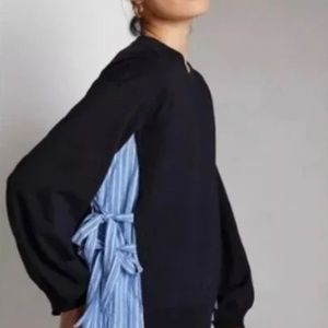 Anthropologie Side Ties Pullover Sweatshirt - Excellent condition! XS